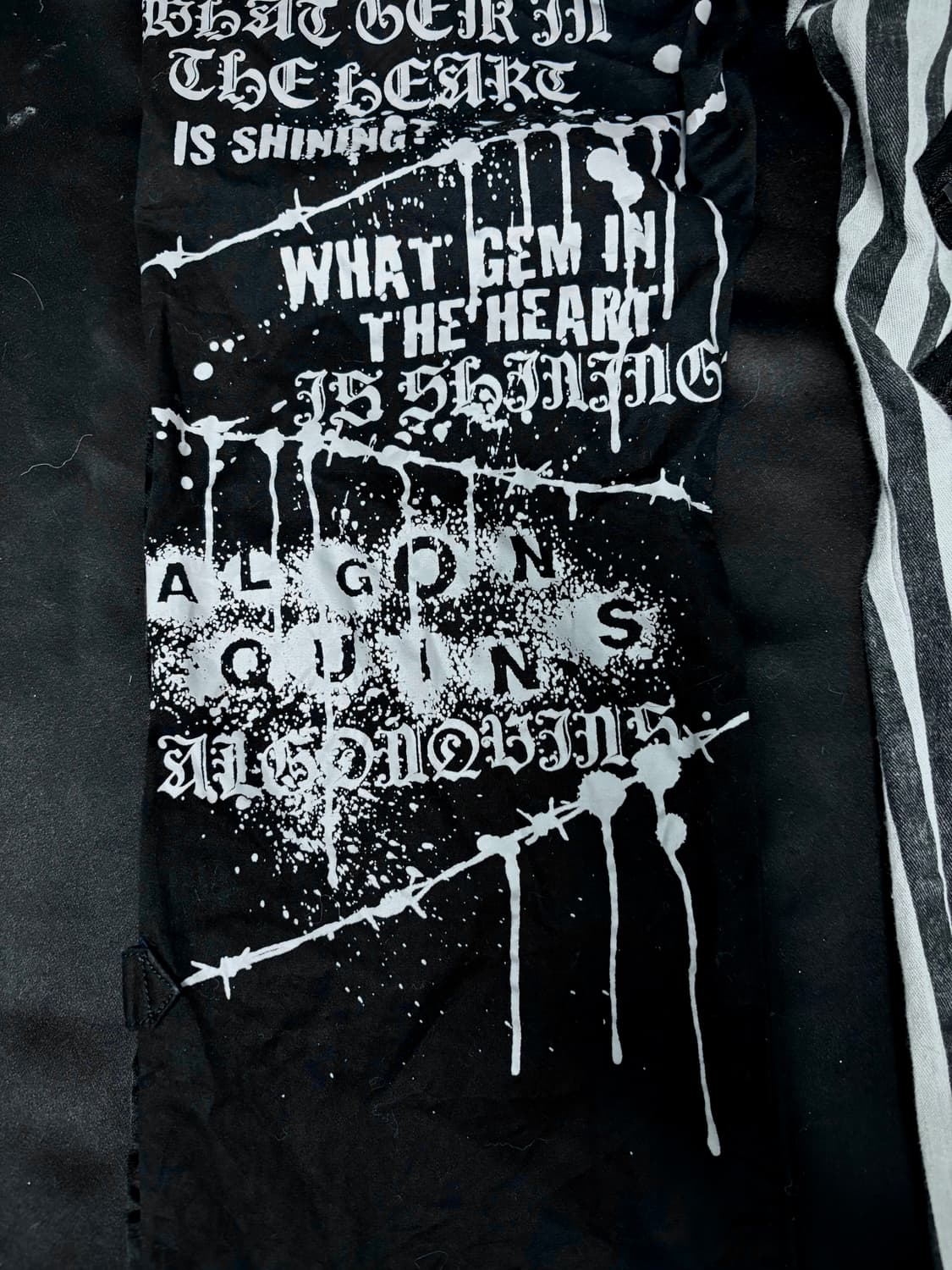 [ALGONQUINS] 00’s Rare Stipe&Punk Print  상품이미지3