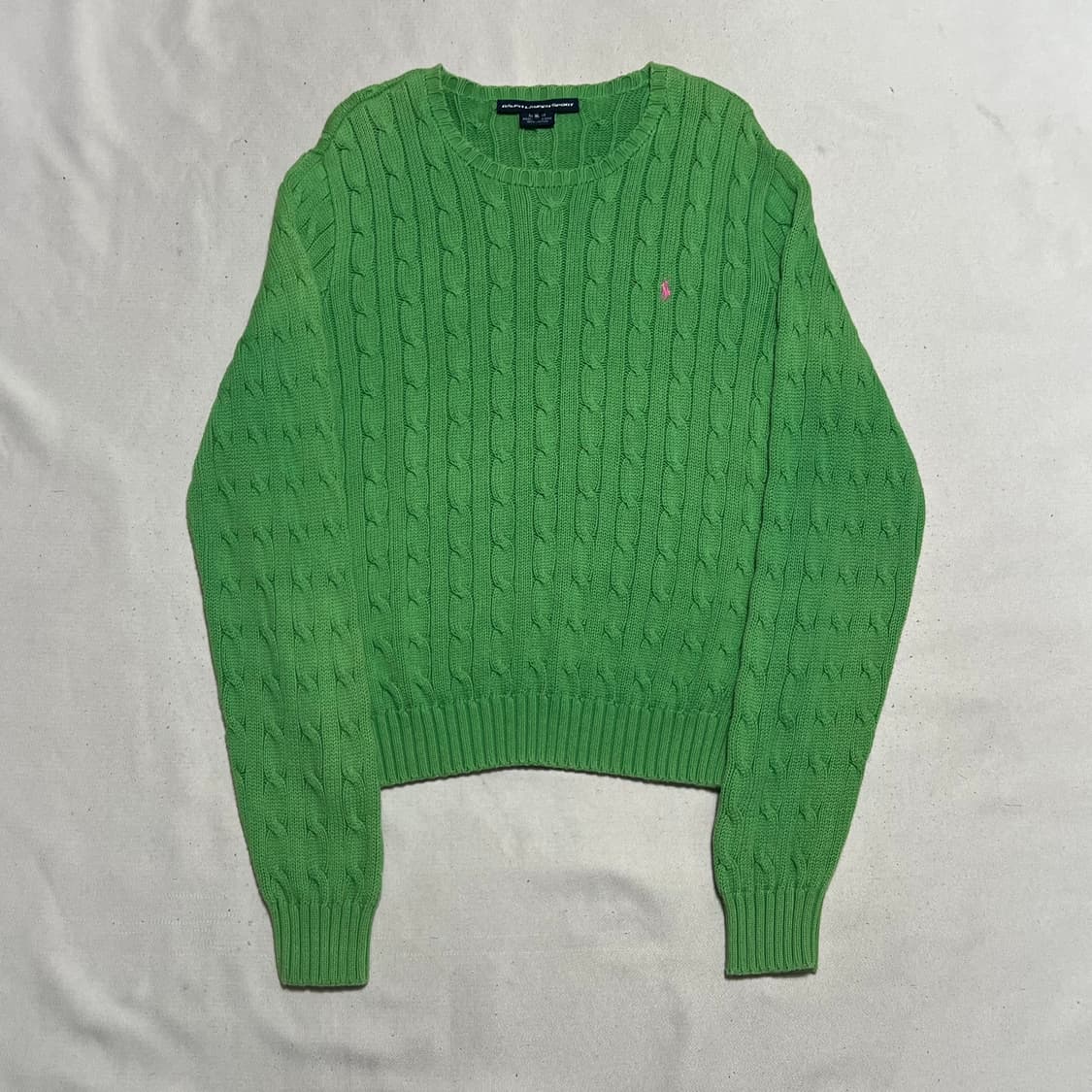 XL 폴로랄프로렌 여성용 코튼 케이블 니트 상품이미지2