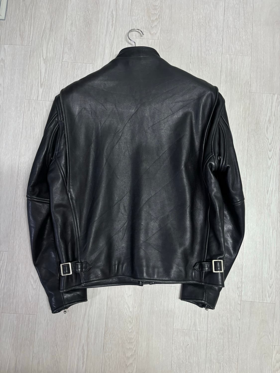 빈티지 소가죽 카페레이서 레이싱 자켓 상품이미지5