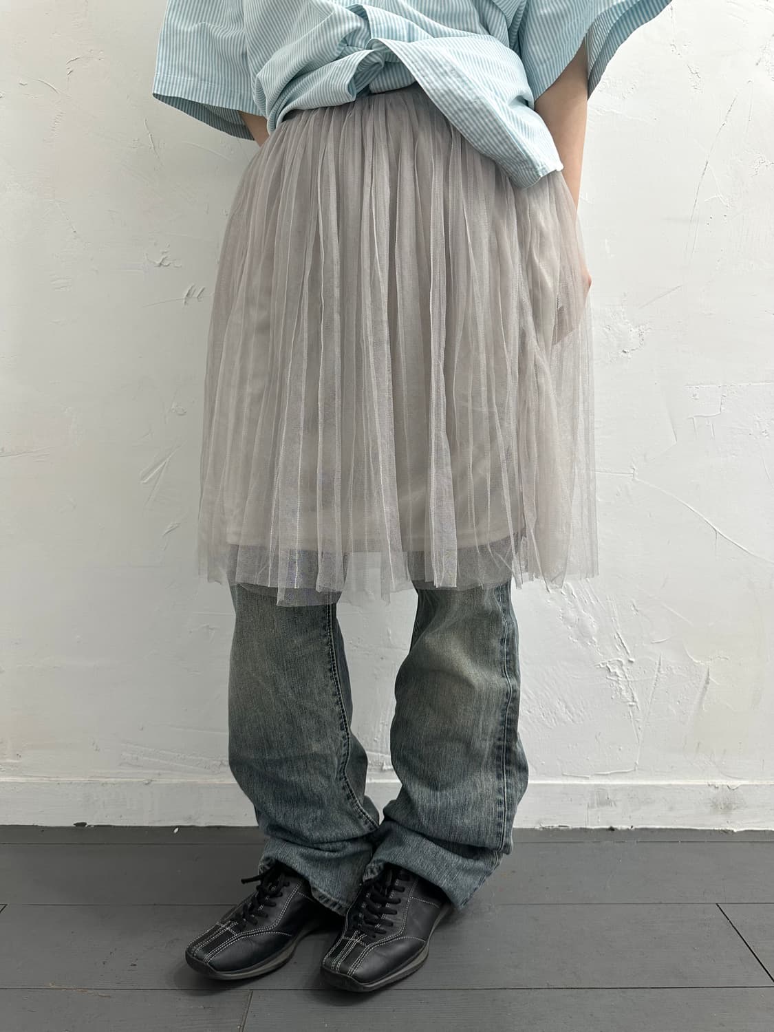dazzlin sha midi skirt 상품이미지1