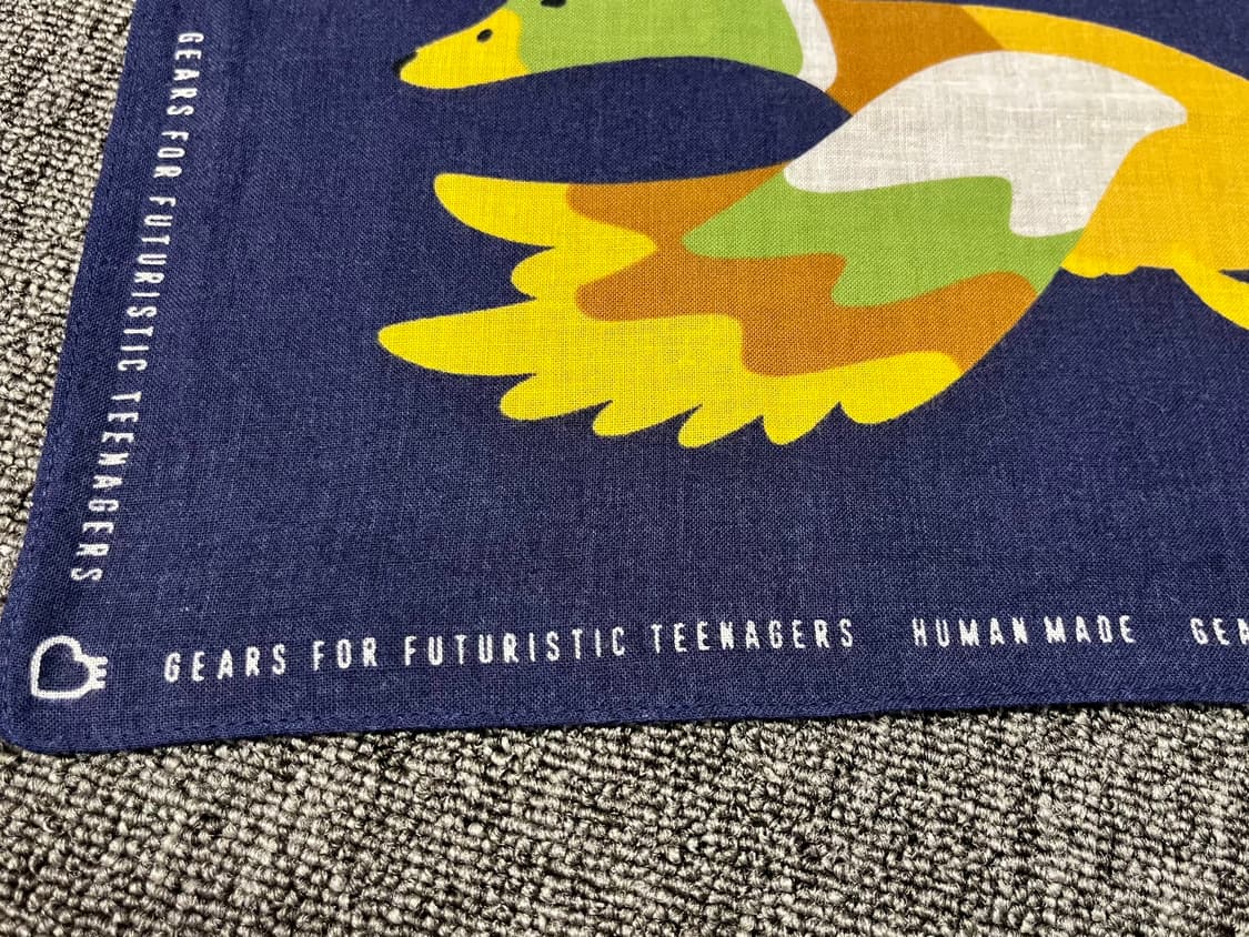 휴먼메이드 독수리/청둥오리 반다나 네이비 상품이미지3