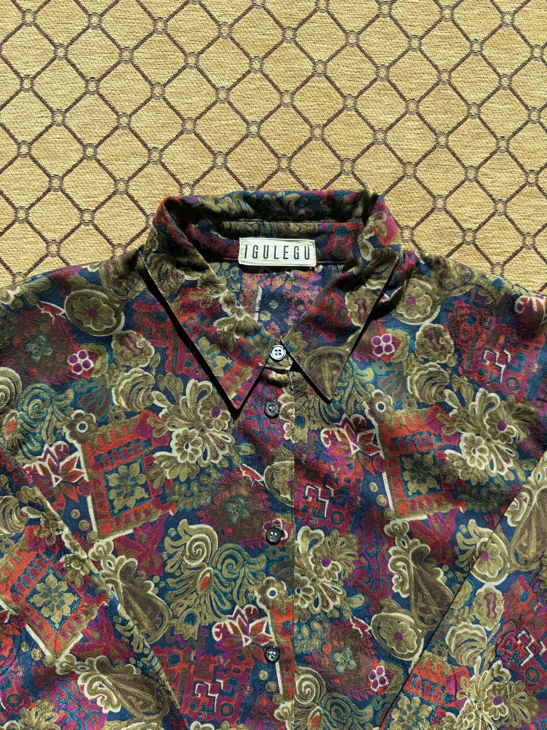 플라워 패턴 셔츠 상품이미지1