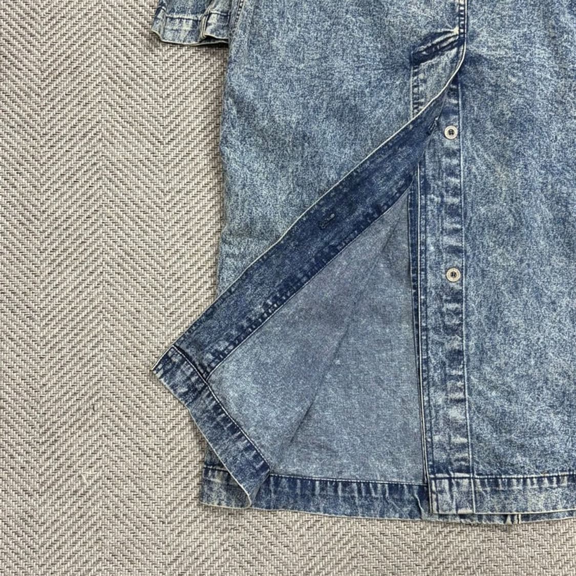 조다쉬 빈티지 워싱 데님 코트 v1832 상품이미지6