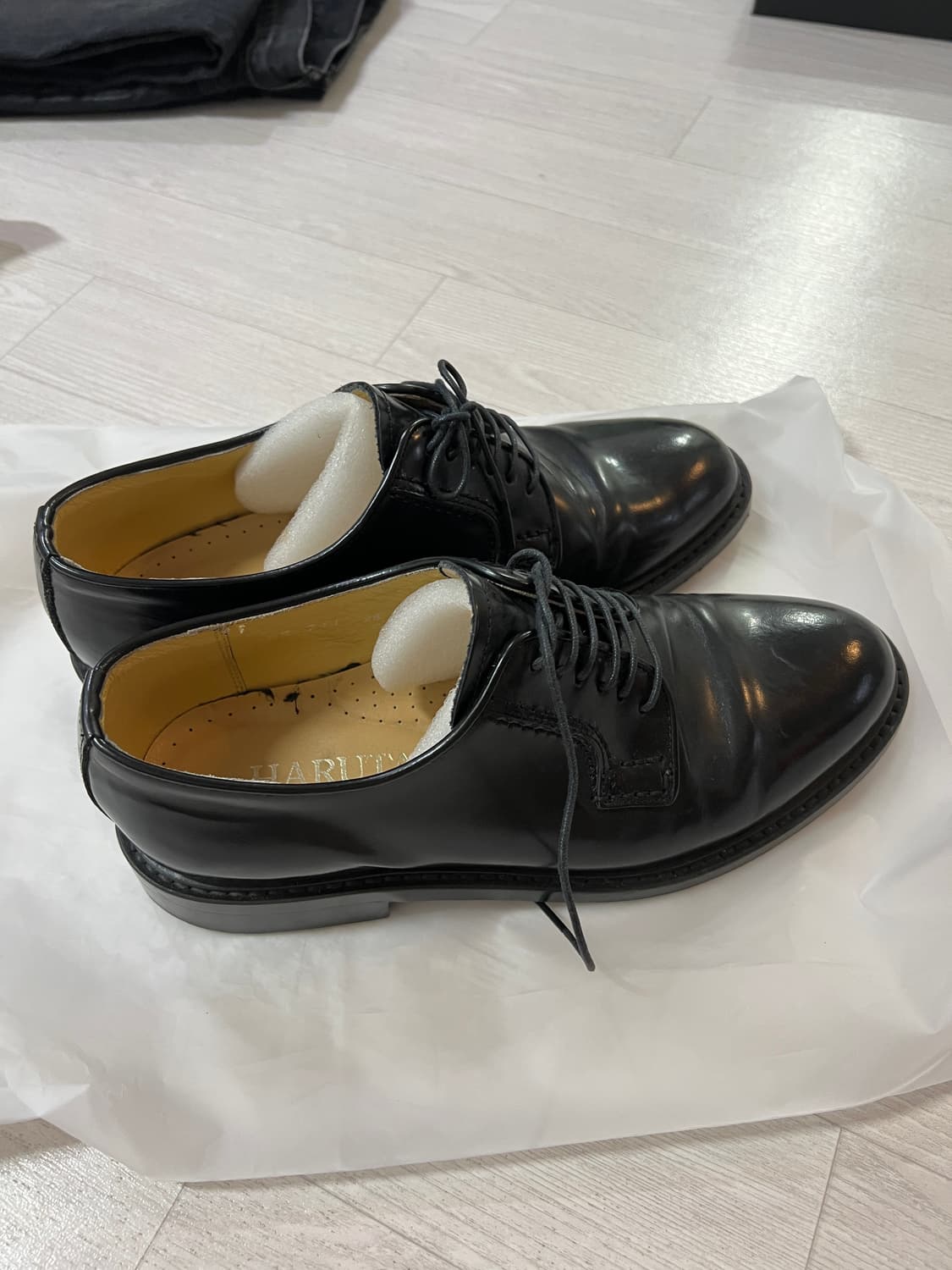 하루타 더비슈즈 711 블랙 250사이즈 상품이미지2