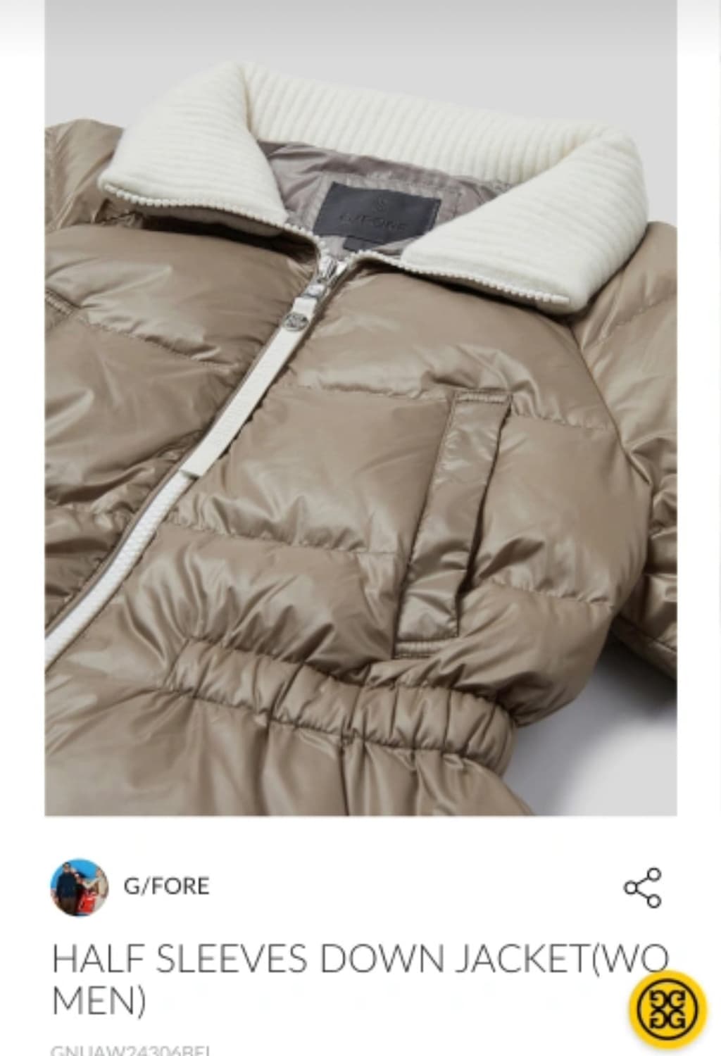 (새상품)지포어 다운자켓(XS) 상품이미지3