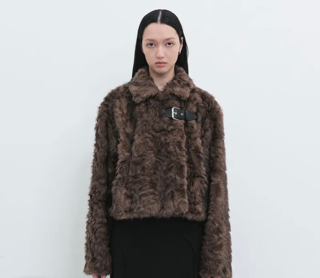 윤세 Yunse 퍼자켓 faux fur jacket 상품이미지1