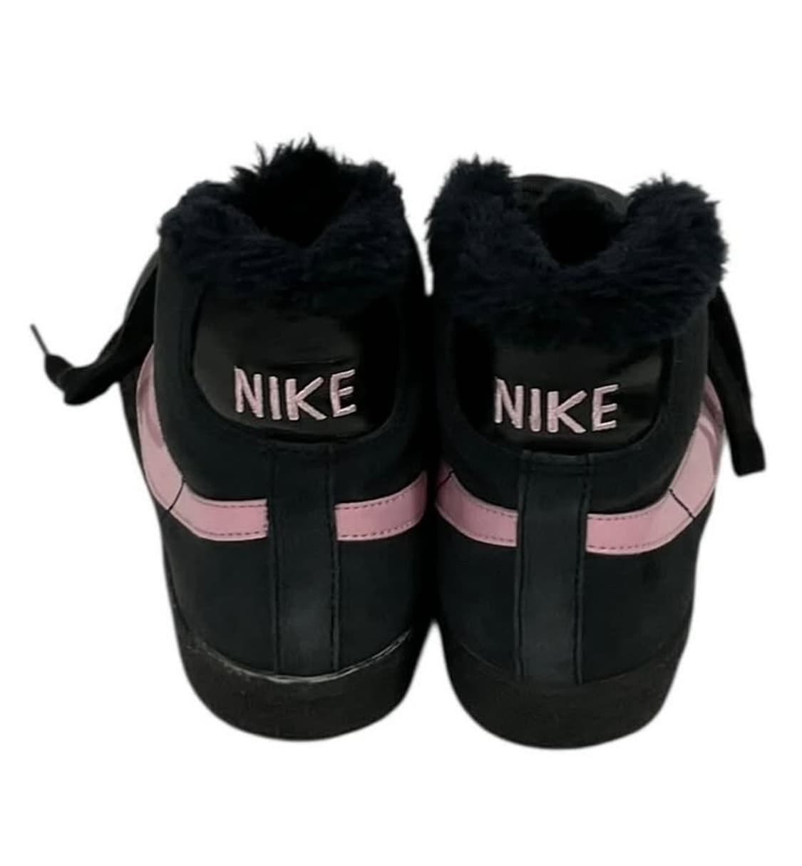 nike black fur shoes 상품이미지3