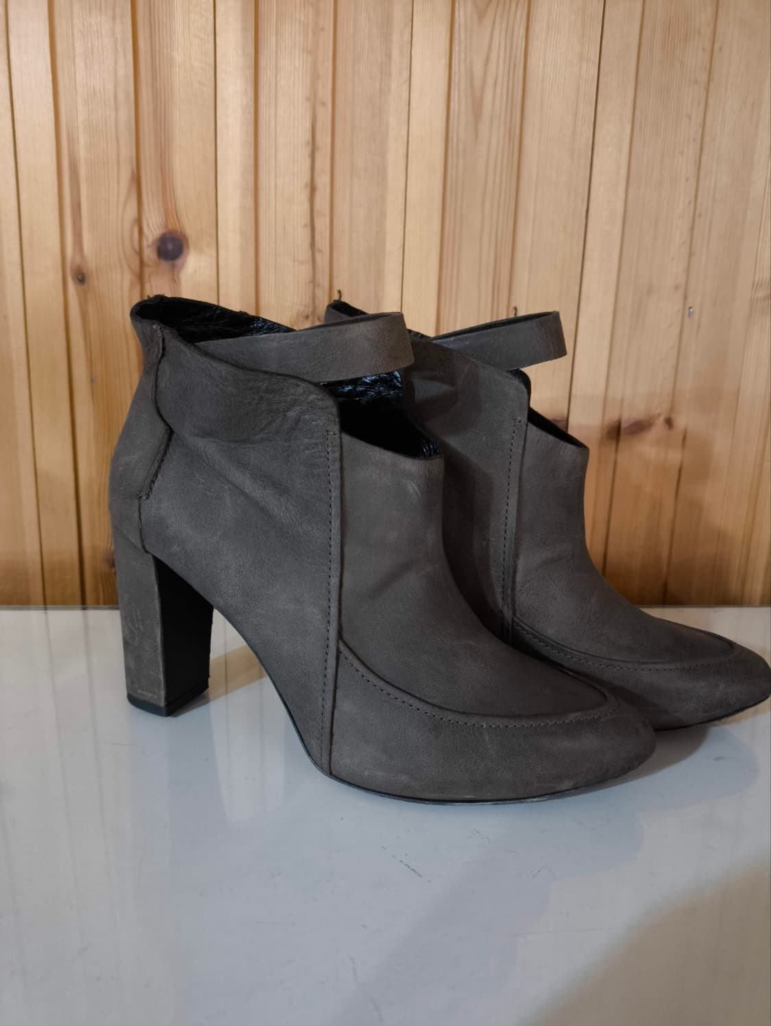 240mm 타임 앵클부츠 가죽 상품이미지1