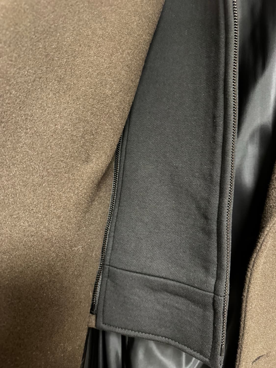 22FW 준지 후드 디테쳐블 맥시코트 브라운 46 팝니다 상품이미지2