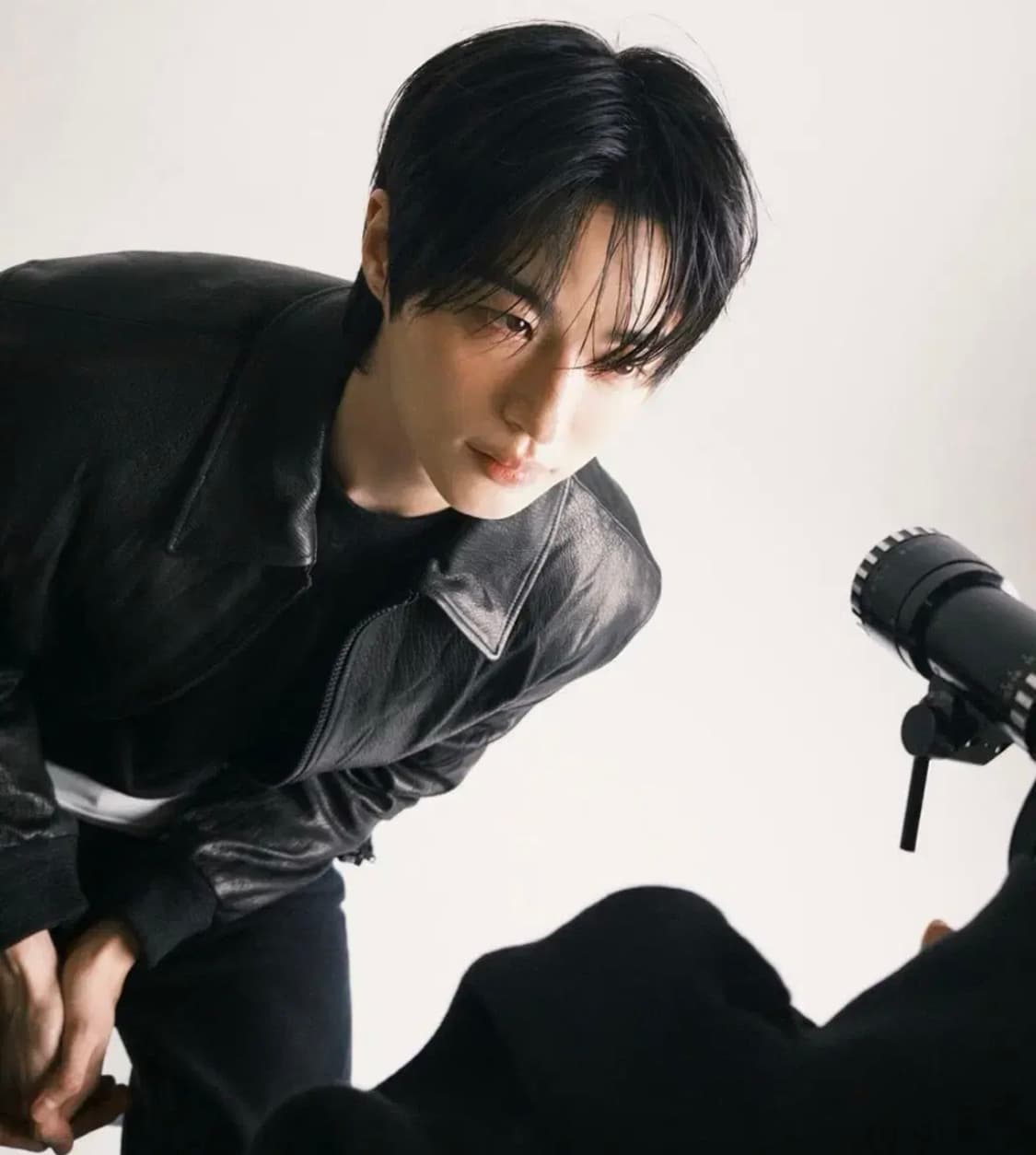 [XL] 렉토 벤 크링클 레더 가죽 점퍼 자켓 블랙 상품이미지1