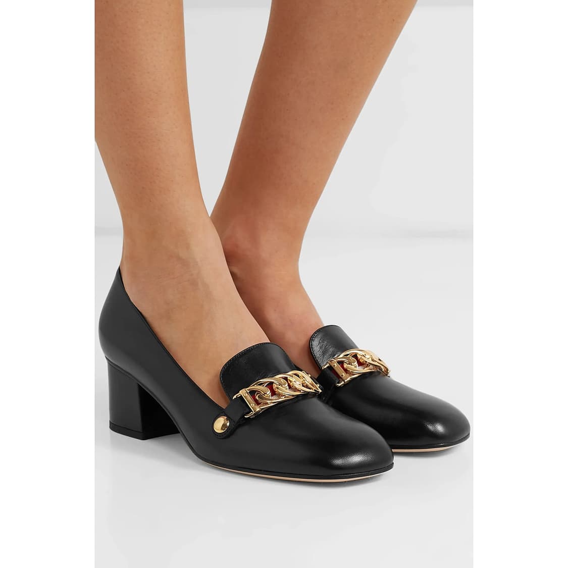 구찌 실비 레더 로퍼 힐 상품이미지2