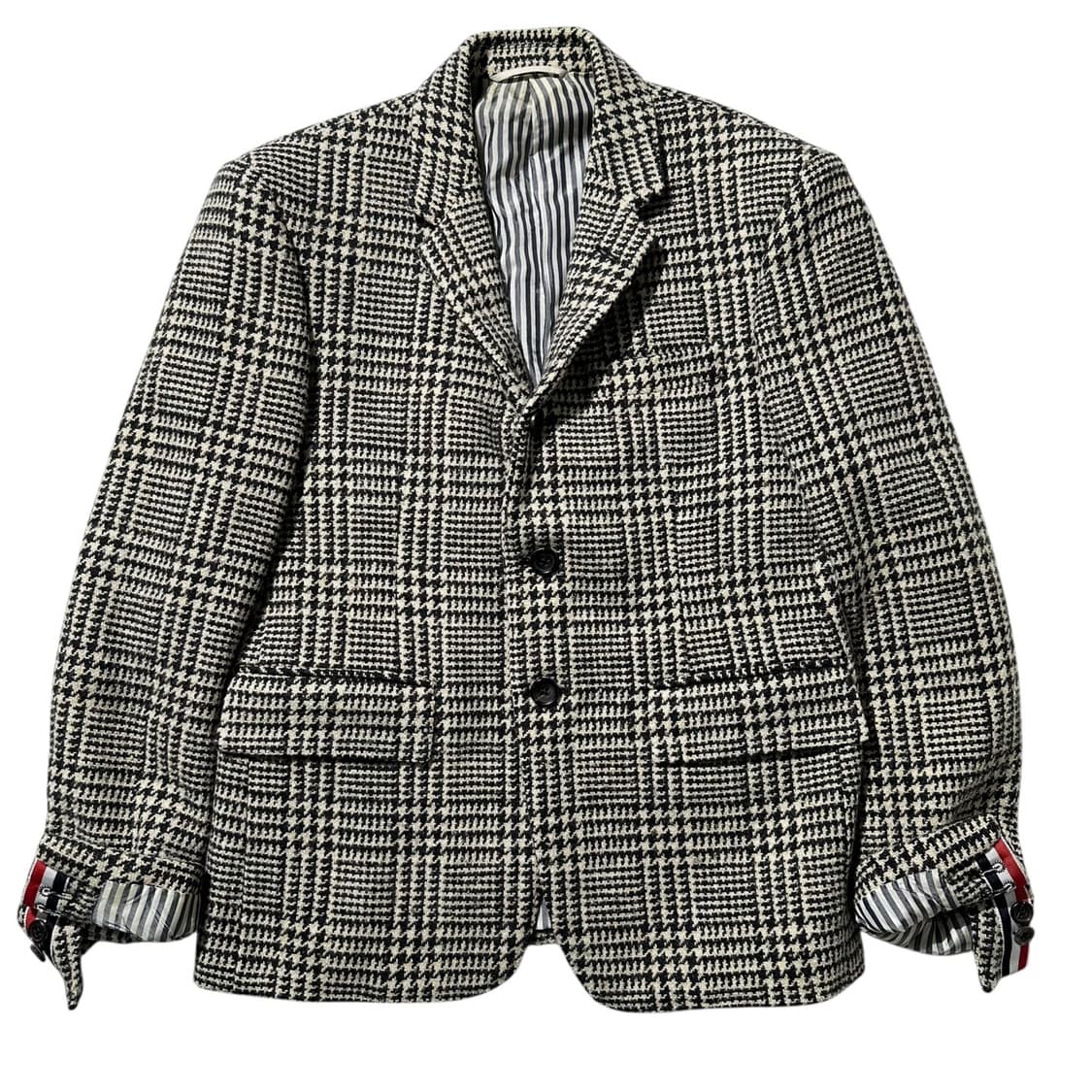 톰브라운 울 글렌체크 싱글 3B 블레이저 자켓 상품이미지1