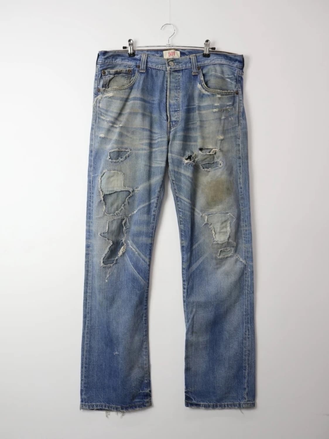 Levis 501 Distressed Denim Pants 상품이미지4