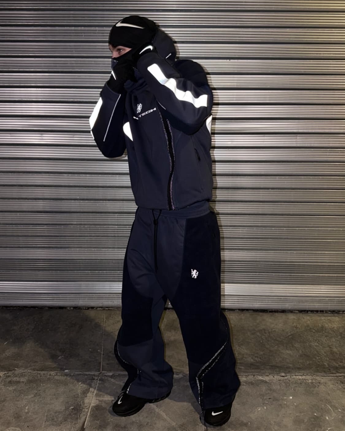 (XL) 00s 오클리 아카이브 플리스 후리스 후드 블랙 상품이미지7