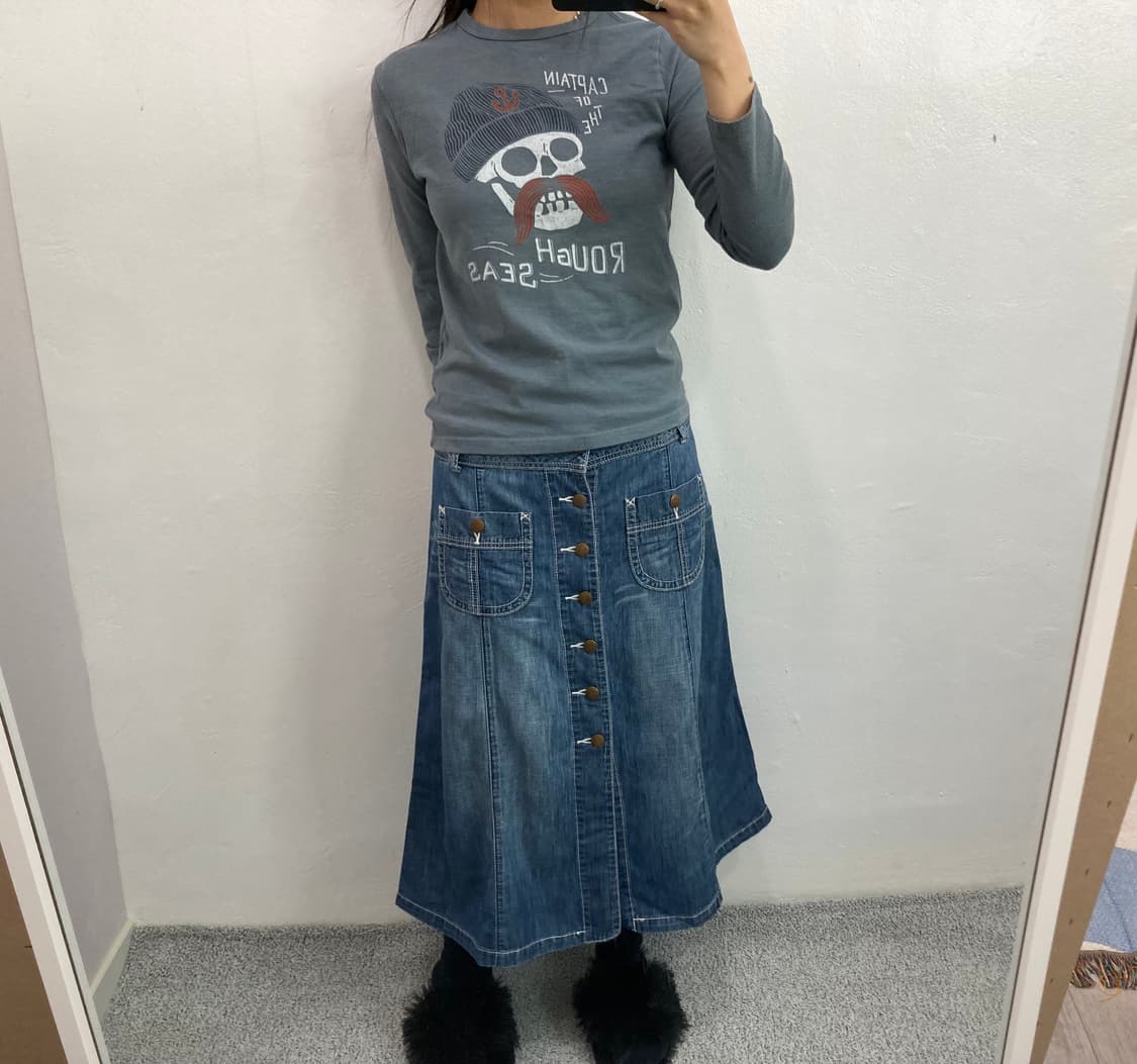 해골 긴팔티  상품이미지1