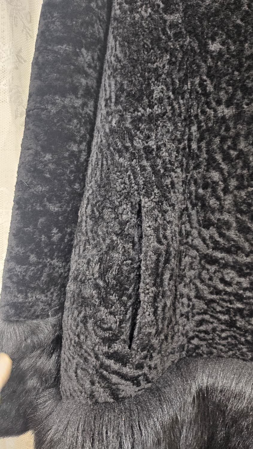 양모 트리밍 양모코트 상품이미지5