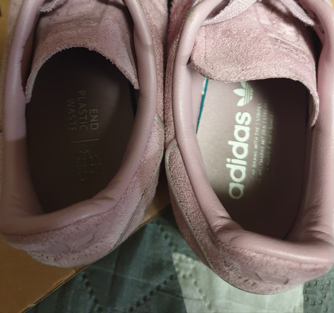 아디다스 스탠스미스 스웨이드 스니커즈 라벤더 (245) 상품이미지5