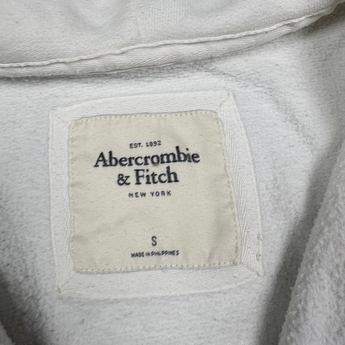 아베크롬비 화이트컬러 후드집업 상품이미지3