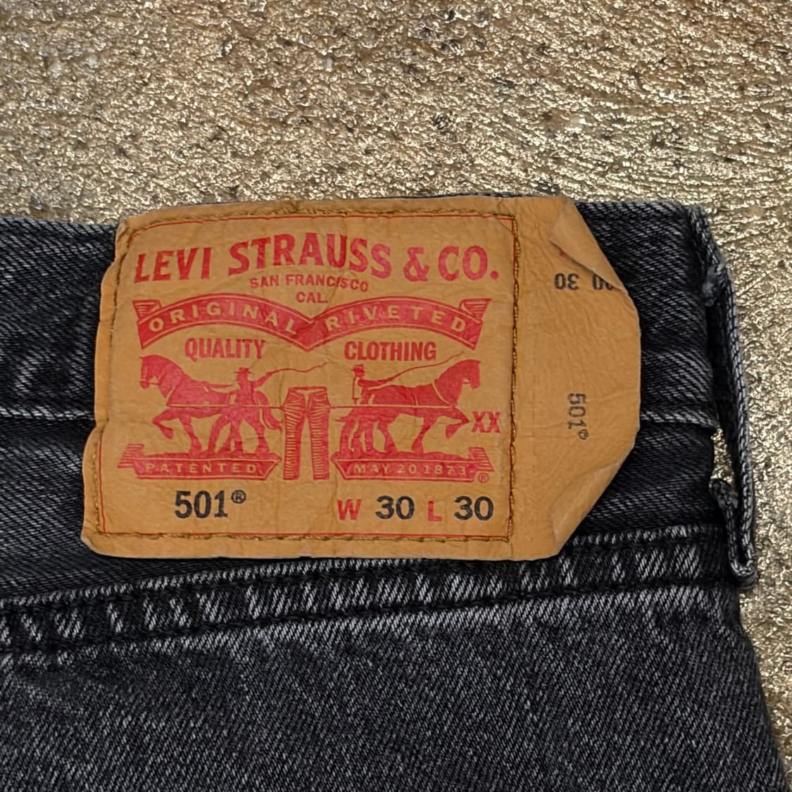 00s 미국 빈티지 리바이스 501 블랙진 청바지 상품이미지8