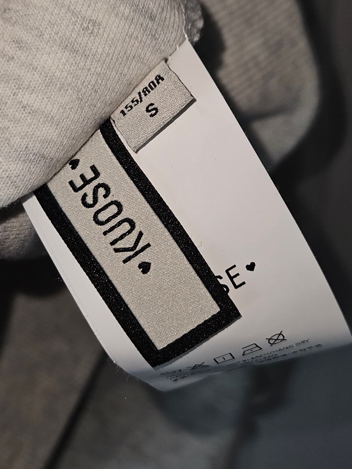 KUOSE 쿠오세 니트 카라 맨투맨 하프집업 S 상품이미지4