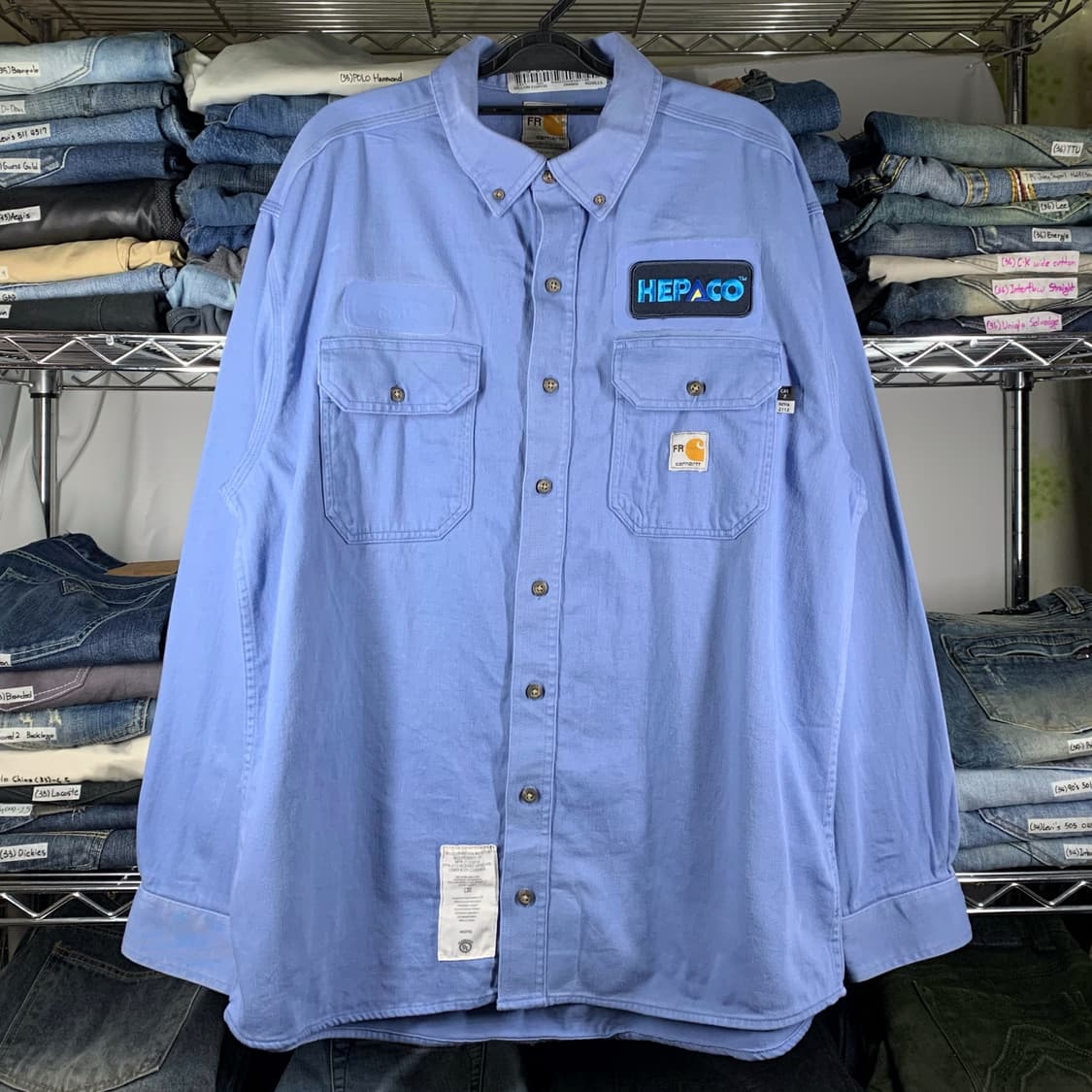 [L] 칼하트 FR 헤비코튼 워크셔츠 상품이미지2