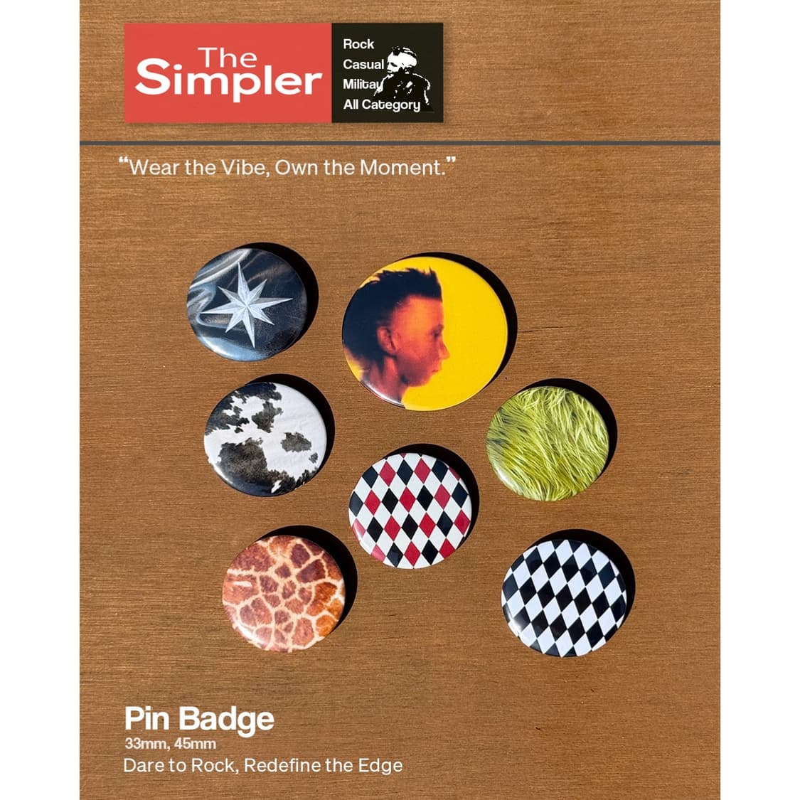 The Simpler [Texture] badge 상품이미지1