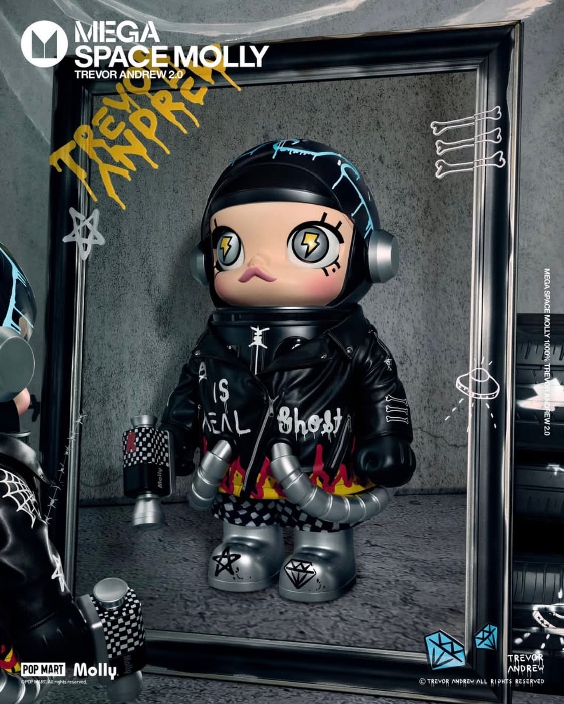 [400%] 팝마트 메가 스페이스 로얄 몰리 트레버 앤드류 400% 상품이미지1