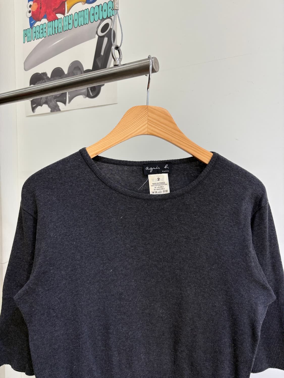 AGNES B. (Made in France) 니트 반팔 상품이미지2