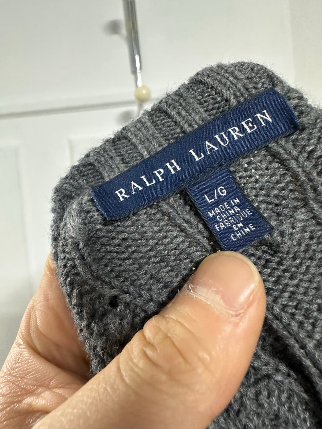 폴로 랄프로렌 꽈배기 니트 상품이미지3