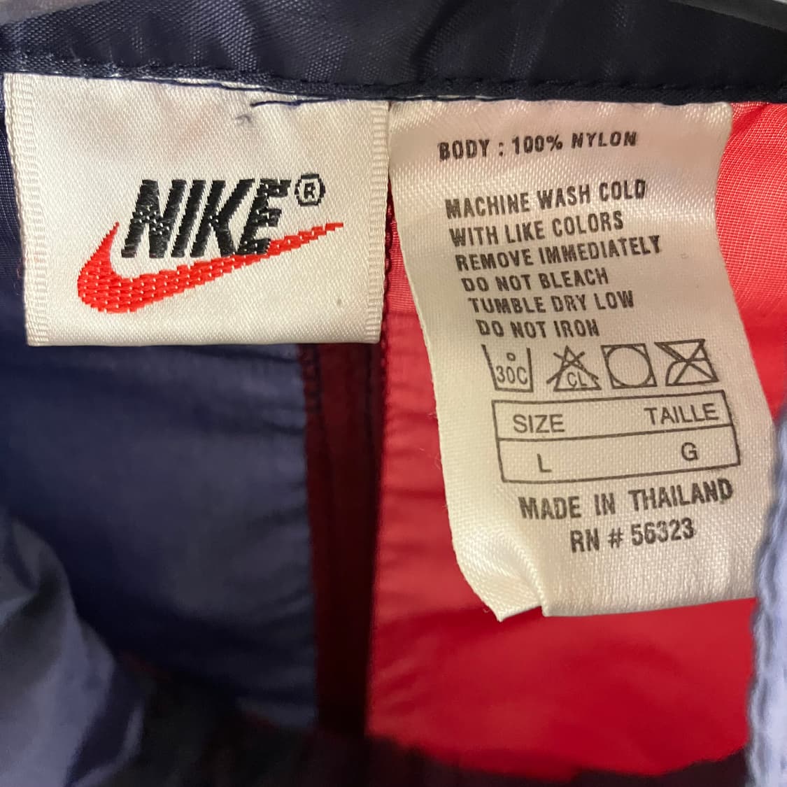 90's 나이키 스우시 바람막이 L 상품이미지3