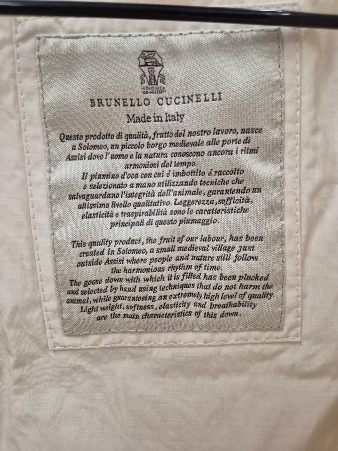 브루넬로 쿠치넬리 경량패딩 44 사이즈 상품이미지3