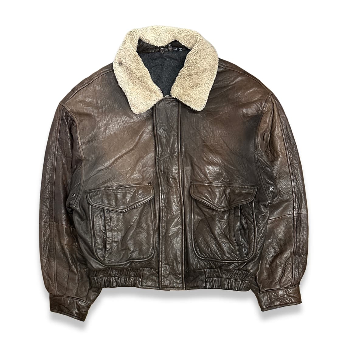 90s HUGO BOSS 에비에에터 레더 자켓 44 상품이미지1