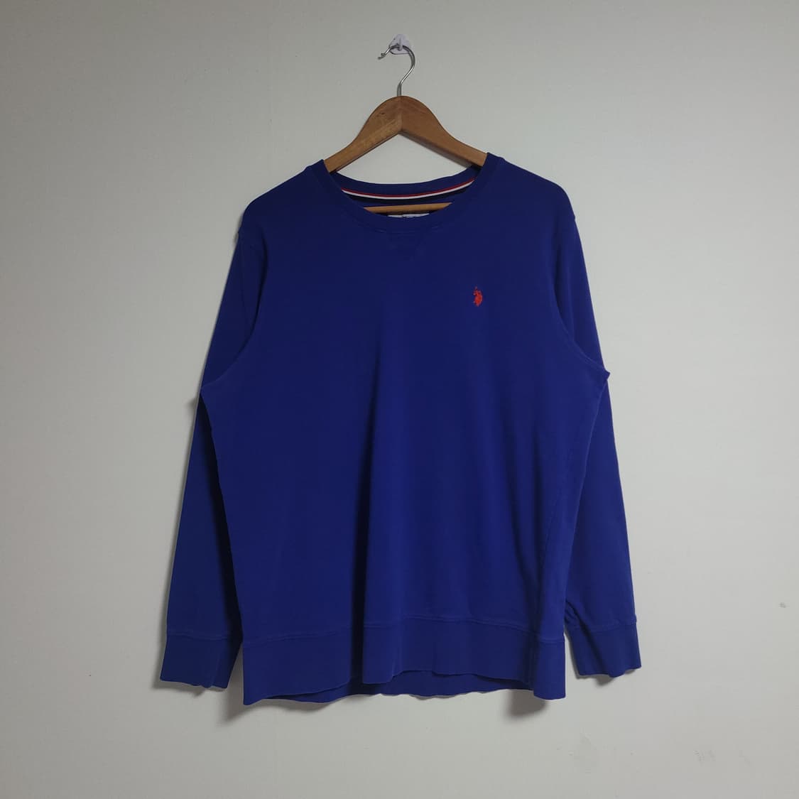 (2XL) U.S. POLO 폴로아센 블루 맨투맨 티셔츠 상품이미지1