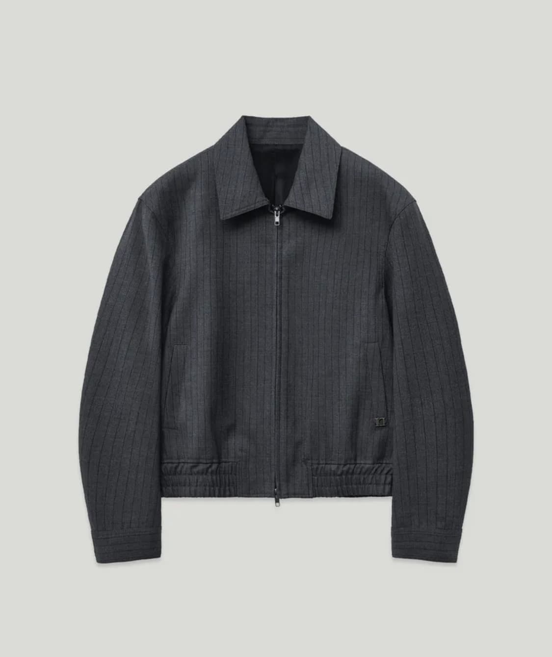 [48] 엘무드 사토리얼 테일러드 블루종 자켓 핀스트라이프 상품이미지1