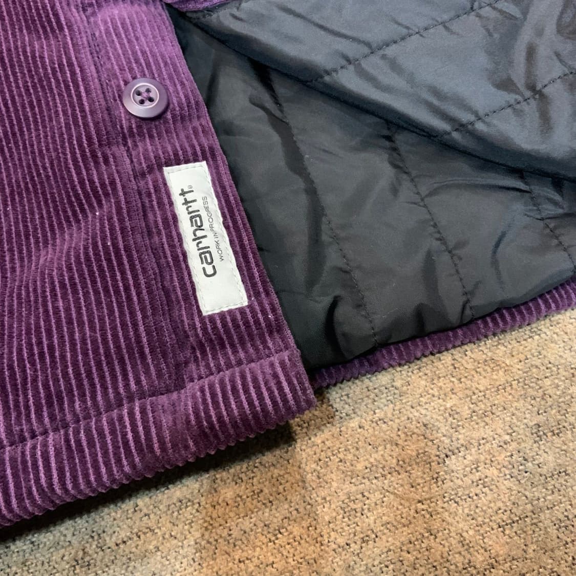 칼하트 코듀로이 위드썸 자켓 XXL 칸예 상품이미지3