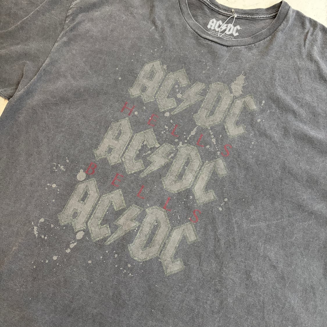 ACDC 빈티지 락밴드 반팔티 2XL-3XL 상품이미지4