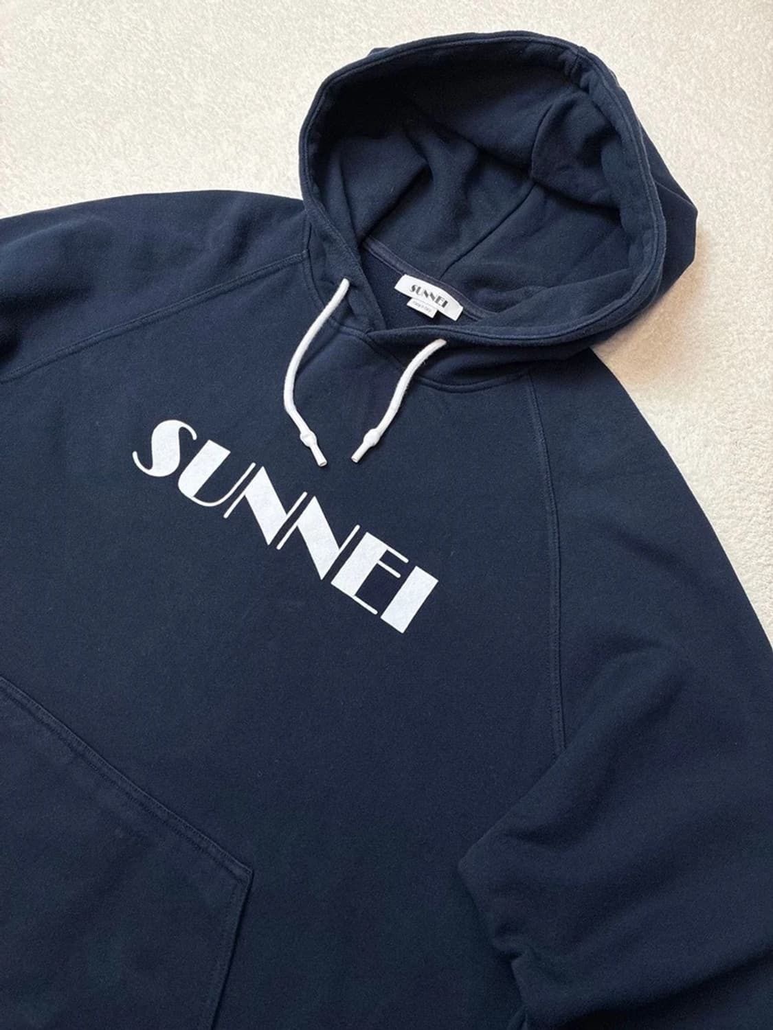 써네이 SUNNEI 헤비코튼 로고 후드티 PN5806 상품이미지2