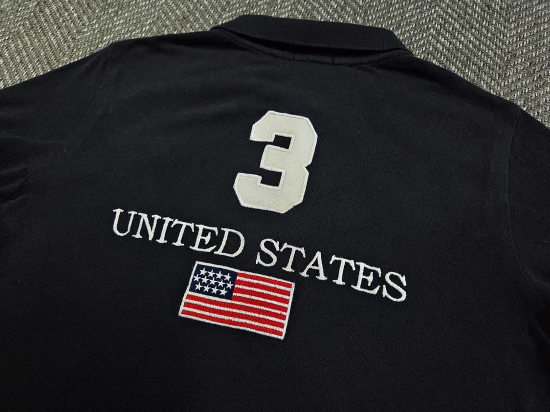 폴로 랄프로렌 치프키프 USA 성조기 빅포니 카라 반팔티 상품이미지4