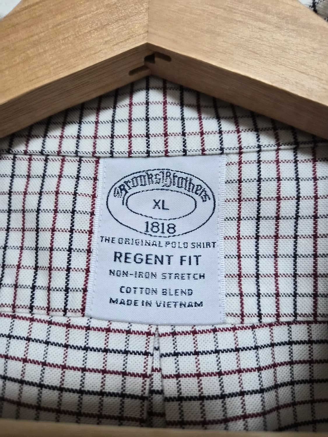 브룩스브라더스 체크 셔츠 XL사이즈 - S352 상품이미지3