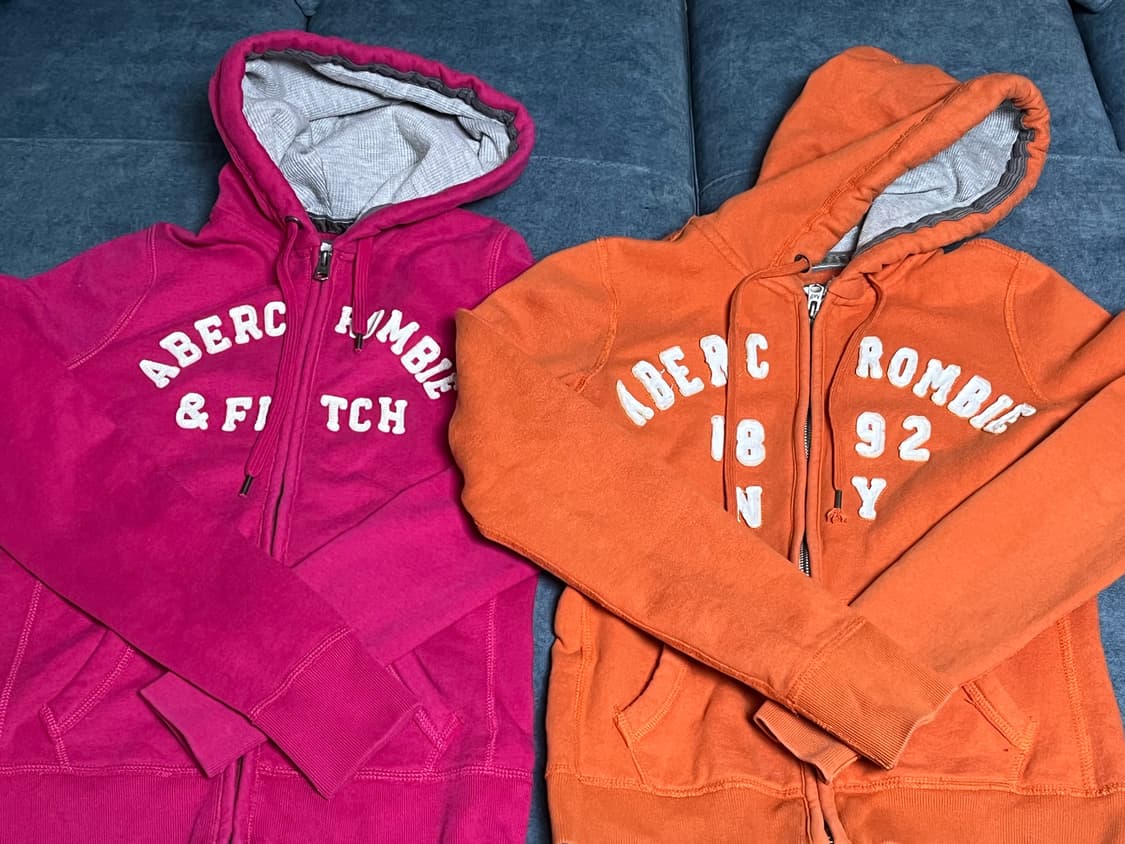 s)아베크롬비 후드집업 2개 상품이미지1