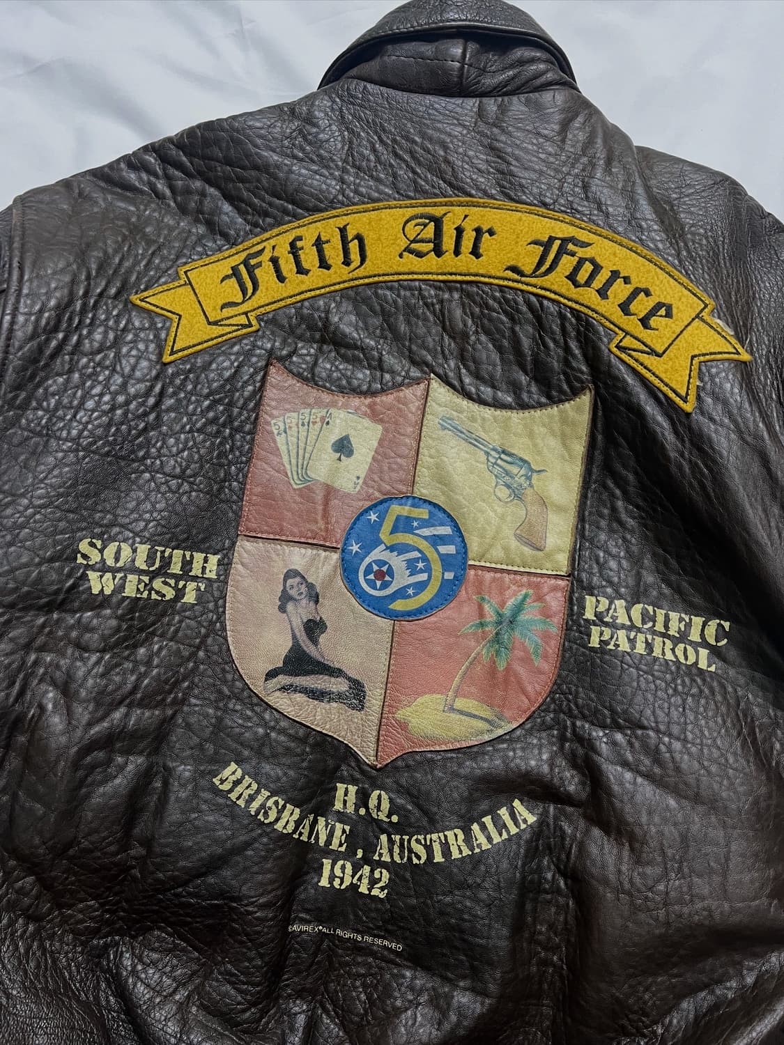 아비렉스 A-2 가죽자켓 상품이미지8