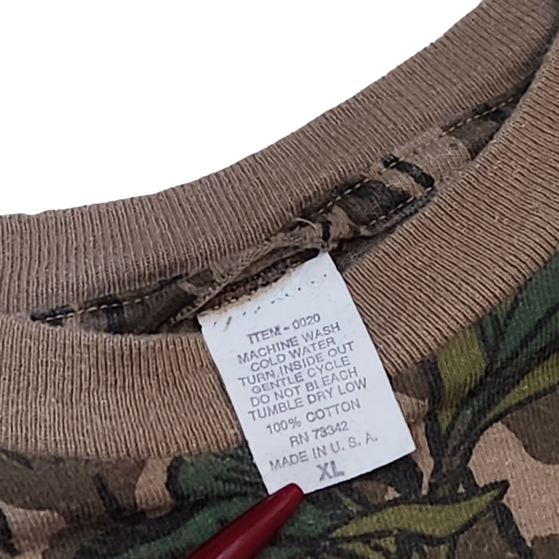 90's 리얼 트리 카모 긴팔 티셔츠(usa) 상품이미지6