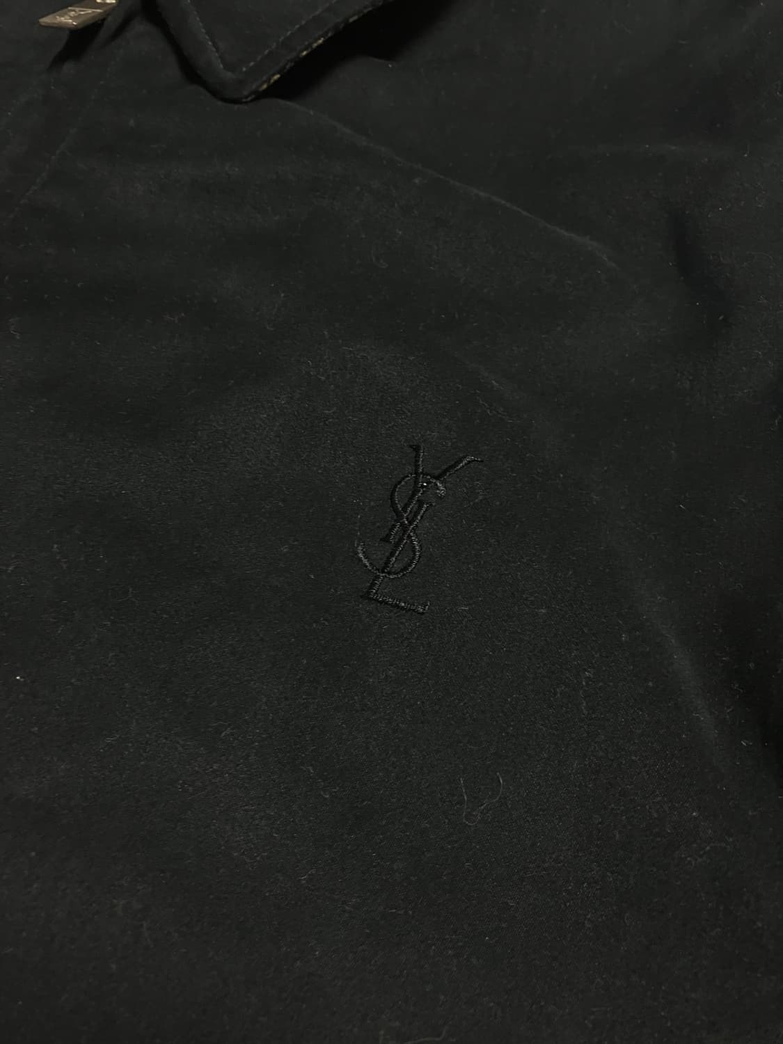 90s 입생로랑 YSL 리버시블 블루종 봄버 자켓 상품이미지6