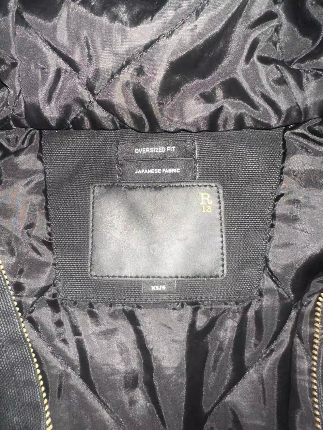 (~2/5, 블랙핑크 지수 착용) R13 워크봄버 자켓 xs/s 사이즈 상품이미지3