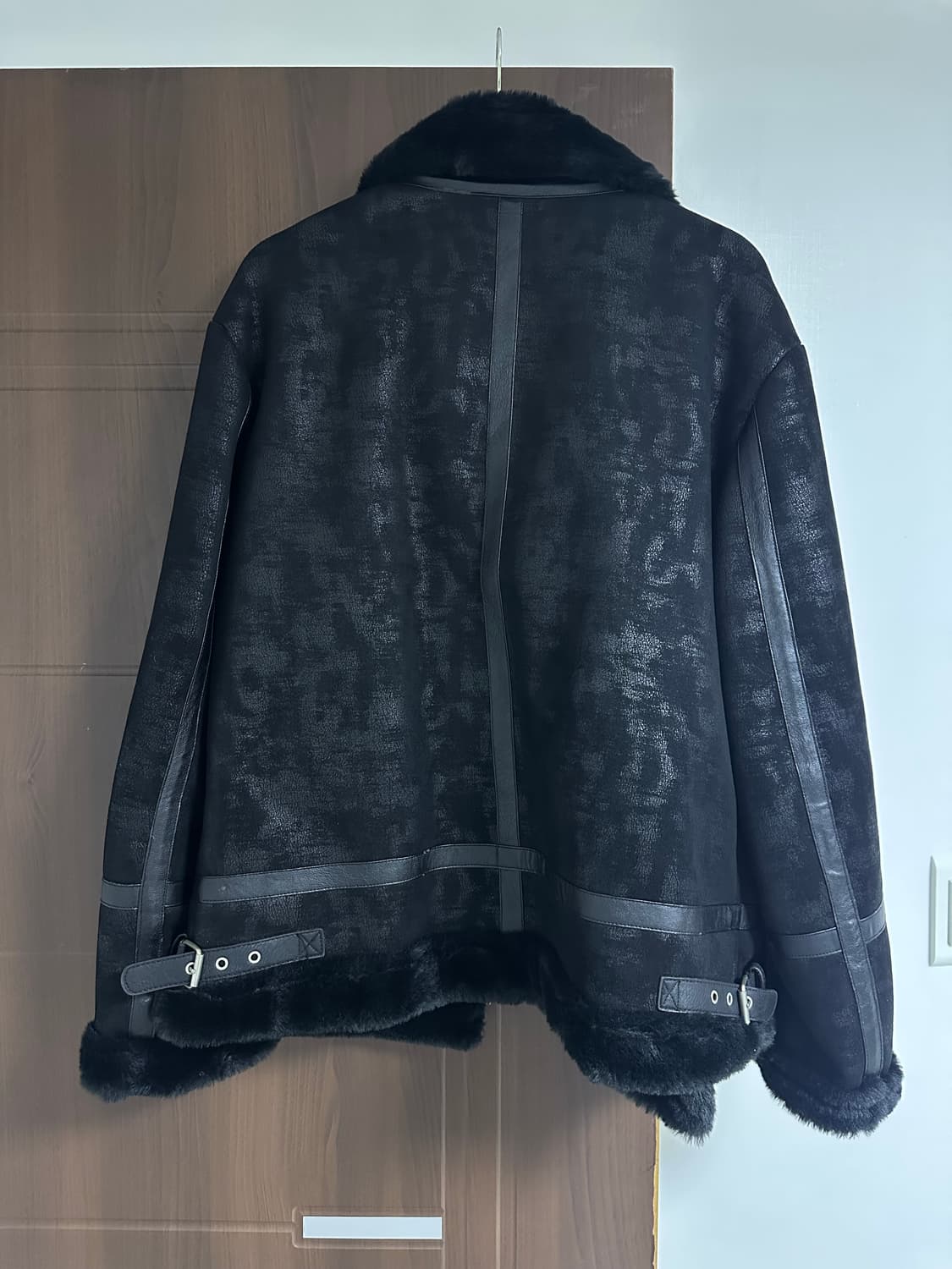 ZPLISH 남자 무스탕 블랙 M 상품이미지2