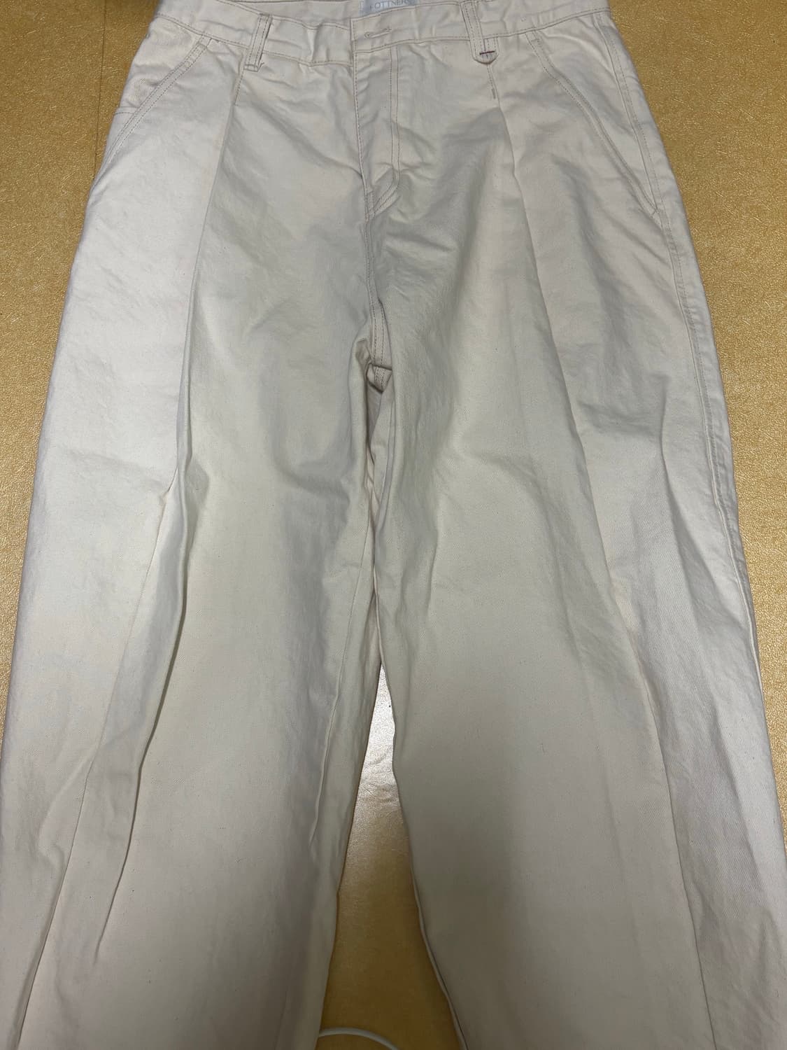 포트너스 Curve Maxi Cream 데님 팬츠 XL 상품이미지2