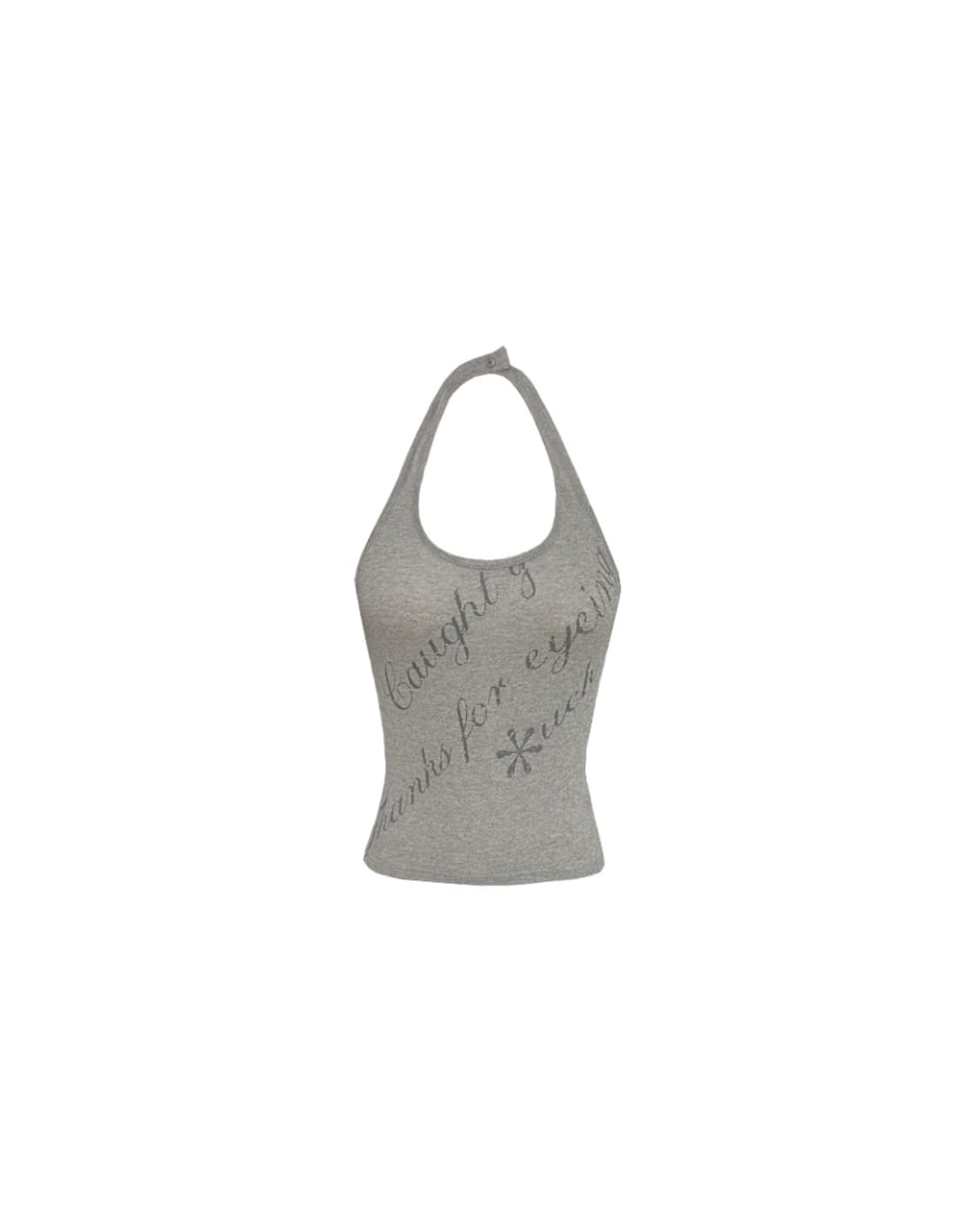 오도어 It girl halter top (grey) 상품이미지1