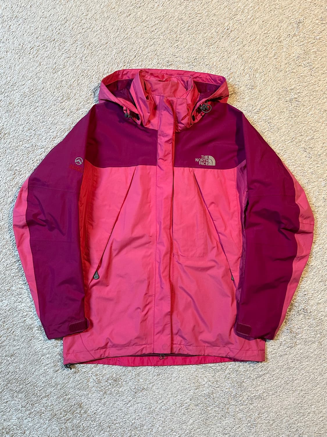 노스페이스 써밋 시리즈 고어텍스 배색 바람막이 자켓 핑크 상품이미지1
