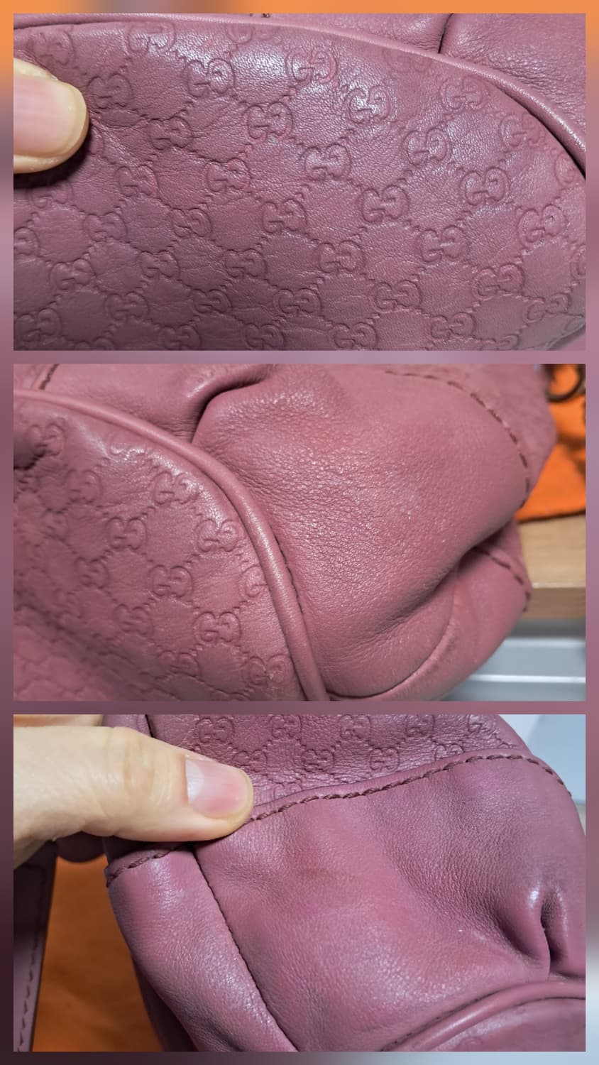 정품 구찌 백 마이크로시마 핑크 숄더백 토트백 3way 가방 상품이미지7