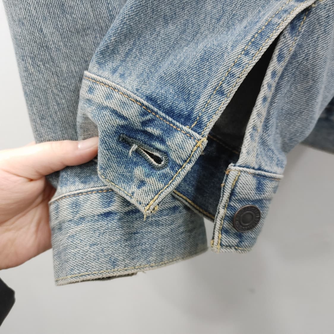 S 리바이스 남성 연청  캐주얼 데님 간절기 청자켓 상품이미지6